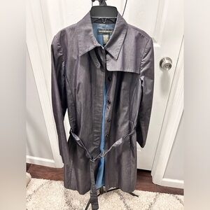 Banana Republic Gray Trench Coat